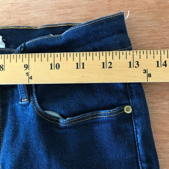Frame Le High Skinny Jeans Women 28 Blue Mid Rise Dark Wash Stretch Preppy 16436 - Picture 11 of 14